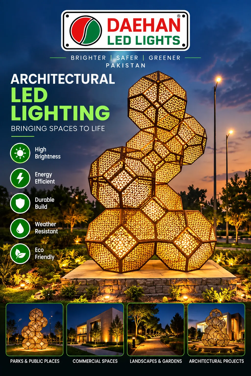 Architectural LED Sculpture Light - Image 2