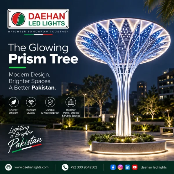 Glowing Prism Tree Light